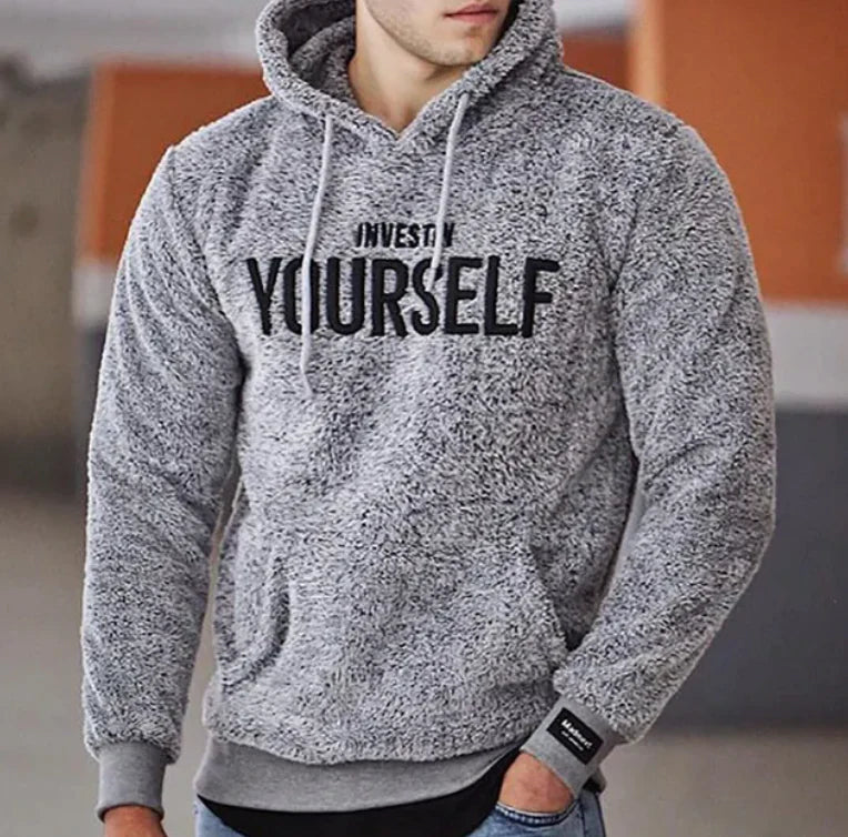 Sweat-shirt à capuche confortable et chaud pour hommes