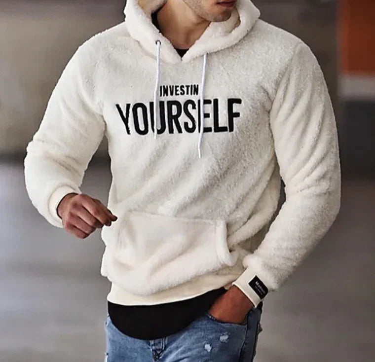 Sweat-shirt à capuche confortable et chaud pour hommes