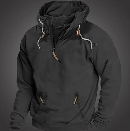 Sweat à capuche pour homme chaud, confortable, avec poches