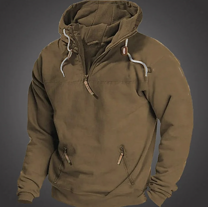 Sweat à capuche sportif pour homme avec cordon de serrage