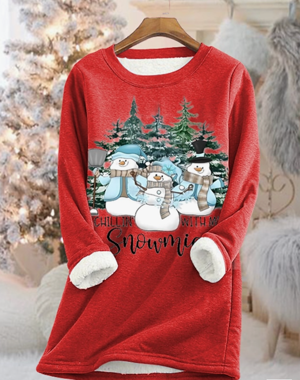 Pull d'hiver douillet Doux et chaud