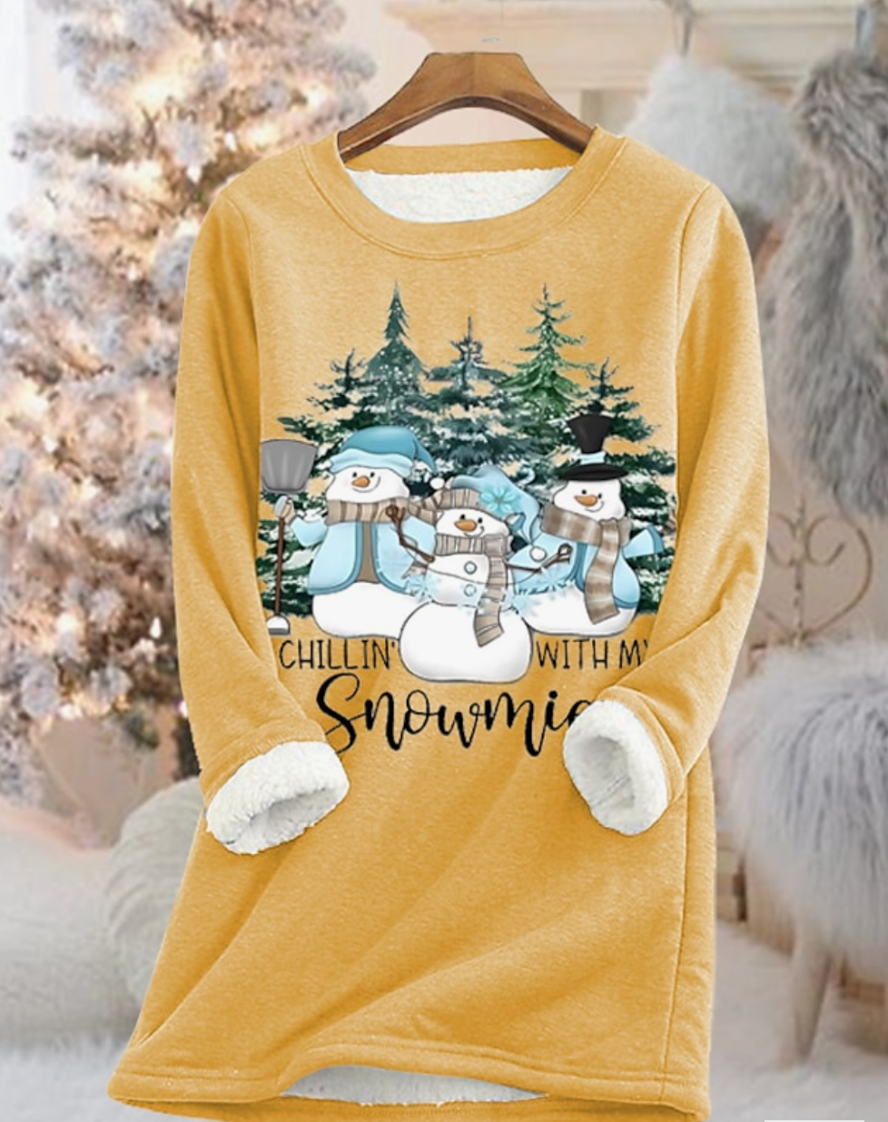 Pull d'hiver douillet Doux et chaud