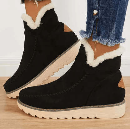 Chaussures d'hiver confortables pour femme Chaudes et douillettes