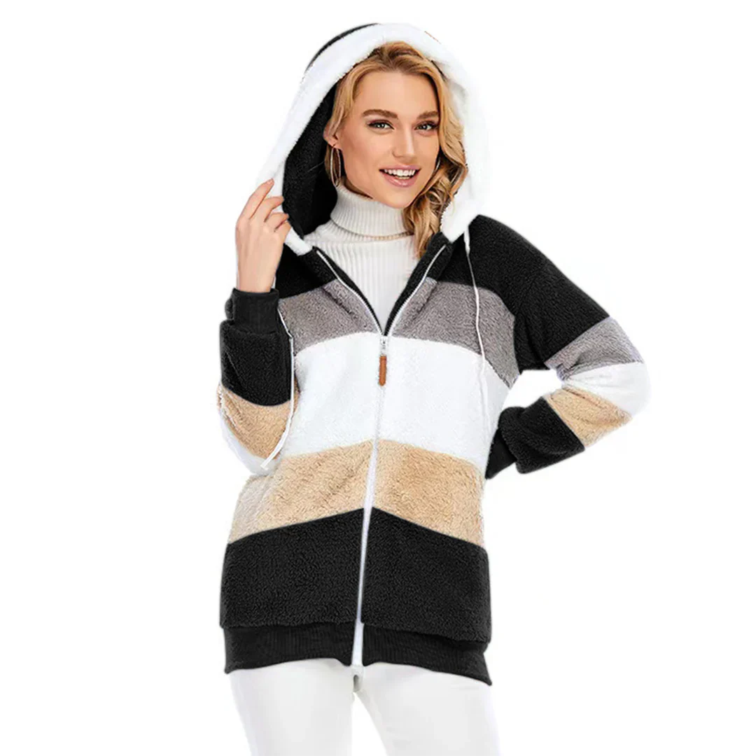 Veste douillette femme chaude angora