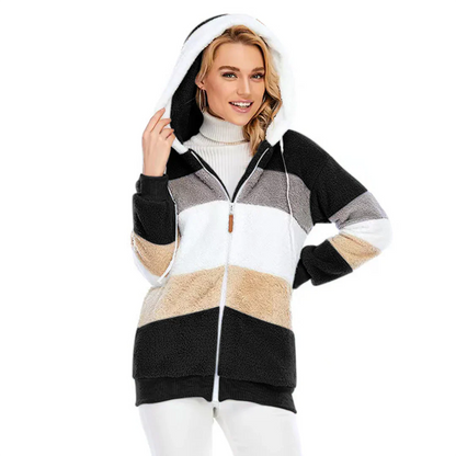 Veste douillette femme chaude angora