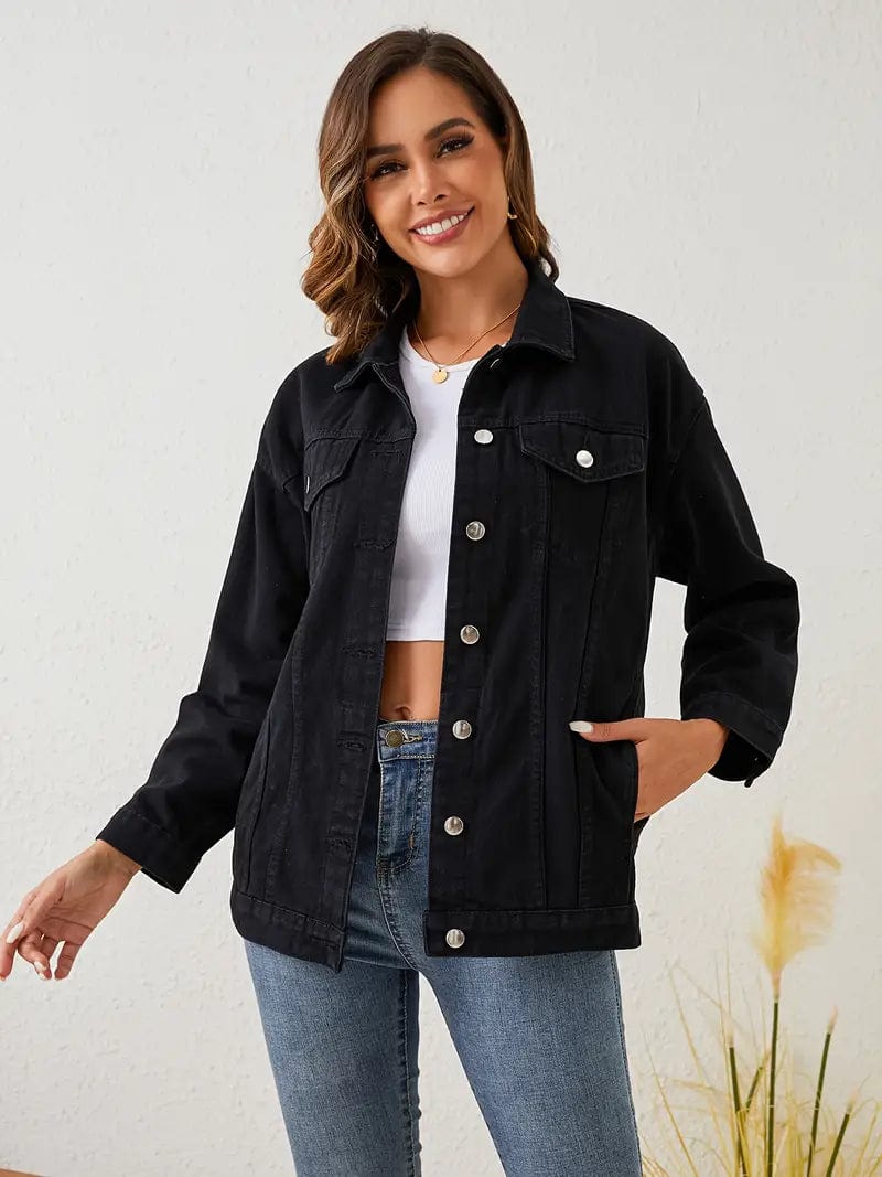 Veste en jean confortable Chic décontracté