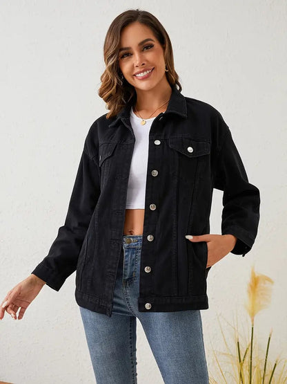 Veste en jean confortable Chic décontracté