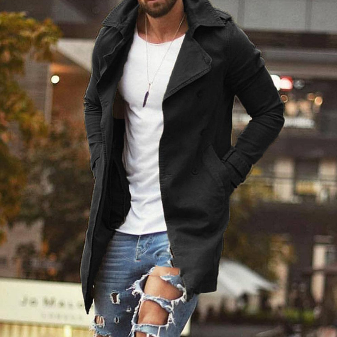 Herren Winterjacke Lang Elegant - IdealeKleiden