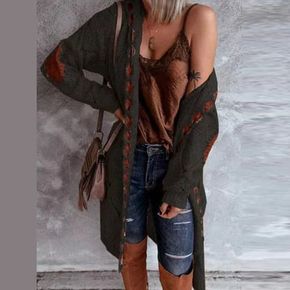Cardigan élégant à capuche pour femmes