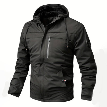 Coupe-vent Homme Noir Confortable Chaud Isolant