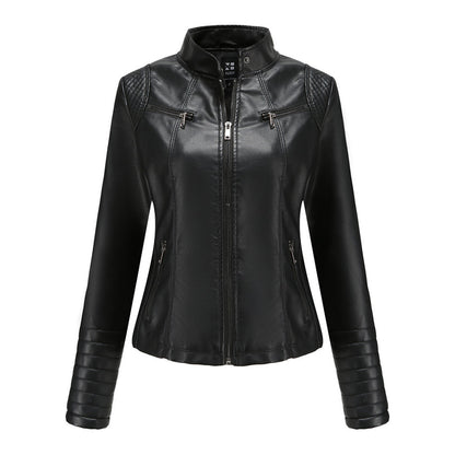 Veste en cuir femme design tendance automne