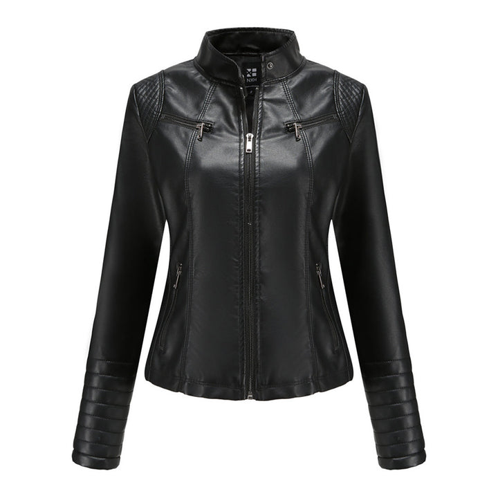 Veste en cuir femme design tendance automne
