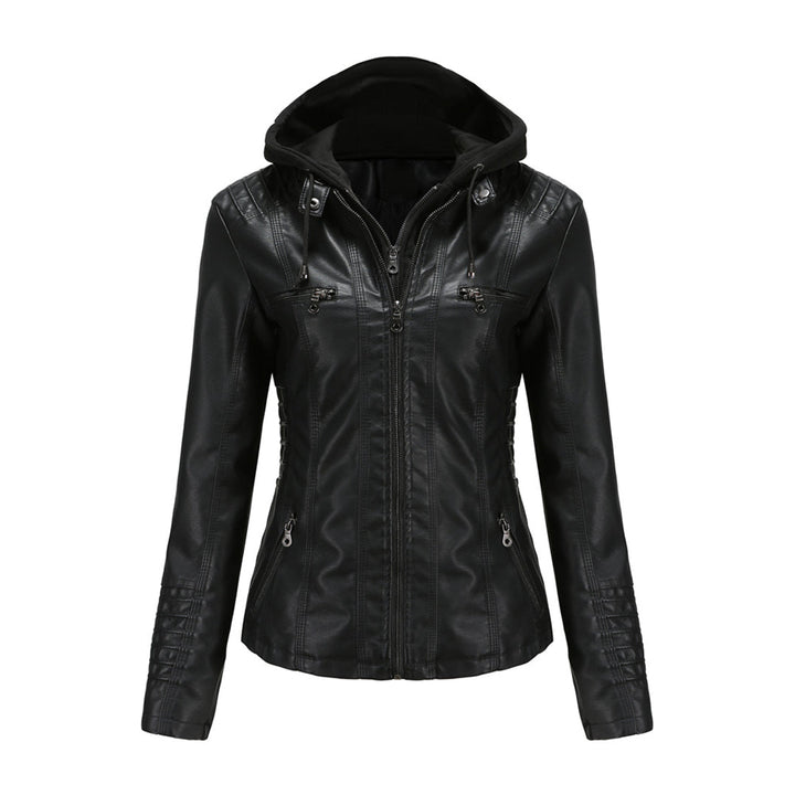 Automne Veste en cuir style tendance pour femme