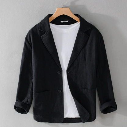 Élégante veste en lin d'été