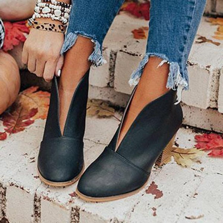 Bottines élégantes pour femme - Effilées et élégantes, à bout pointu