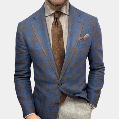 Blazer Homme Élégant Coupe Ajustée