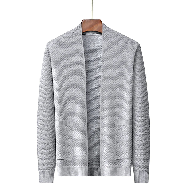 Blazer homme style tricot ouvert