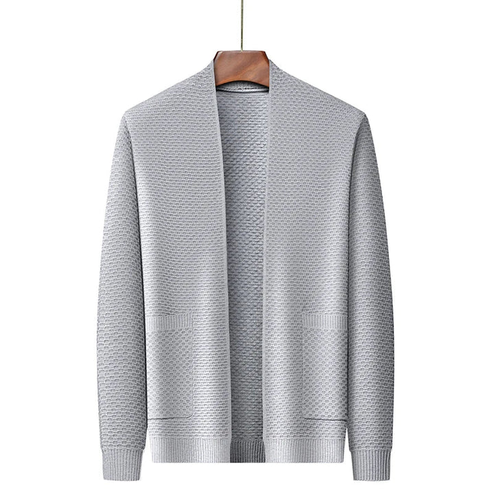 Blazer homme style tricot ouvert