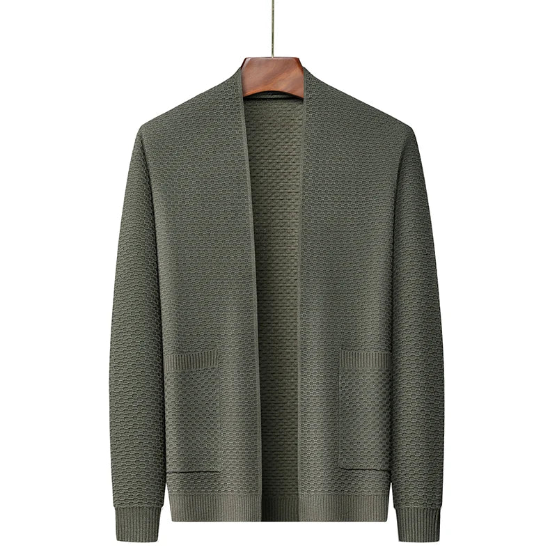 Blazer homme style tricot ouvert