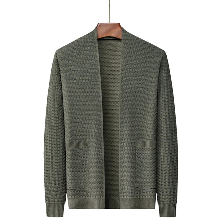 Blazer homme style tricot ouvert