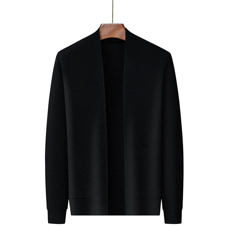 Blazer homme style tricot ouvert