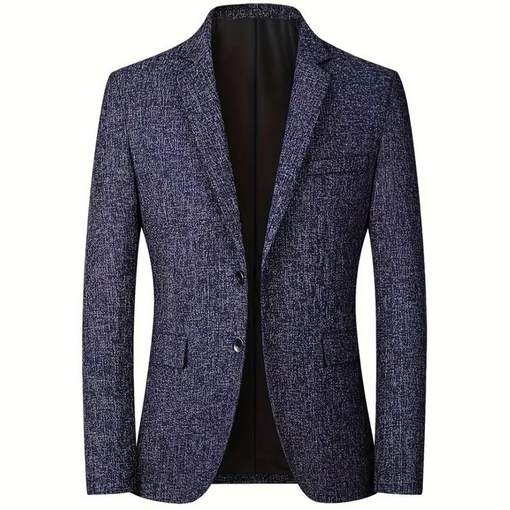 Blazer pour homme Simple boutonnage Coupe ajustée moderne