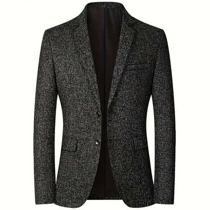 Blazer pour homme Simple boutonnage Coupe ajustée moderne