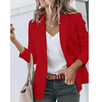 Blazer femme coupe moderne ouverte