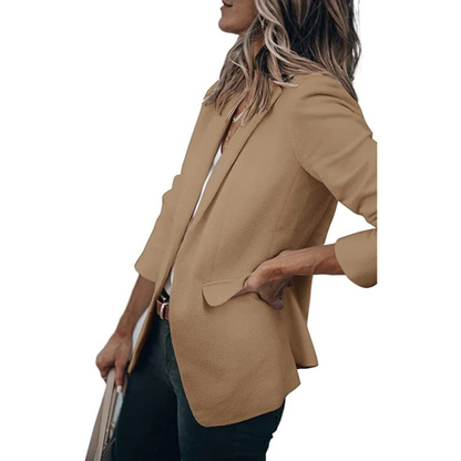 Blazer femme coupe moderne ouverte