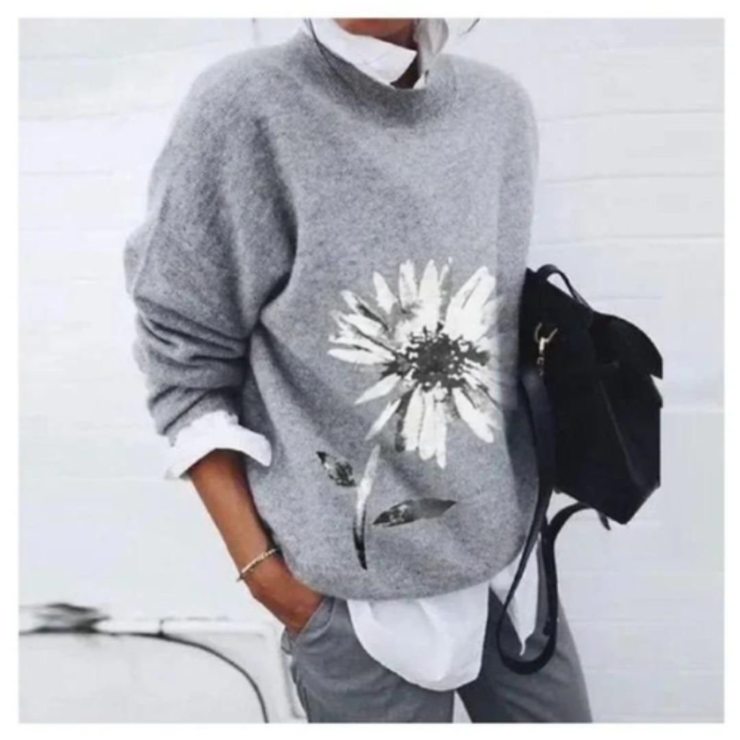 Pull-over femme confortable style chic décontracté