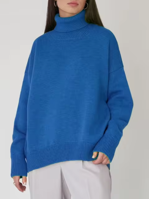 Pull Col Roulé ConfortableCoupe Ample
