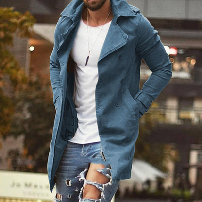 Veste d'hiver longue élégante pour homme