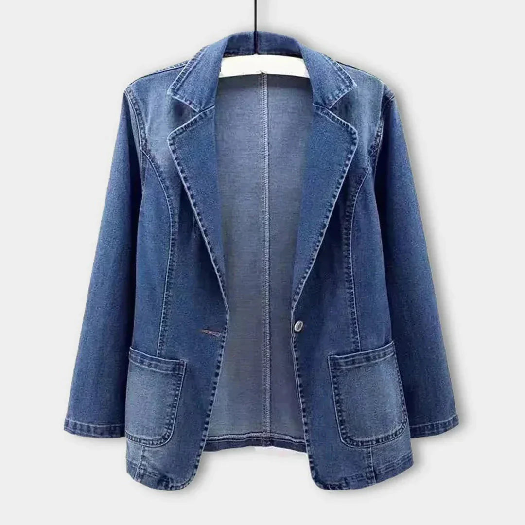 Blazer femme stylé effet jean