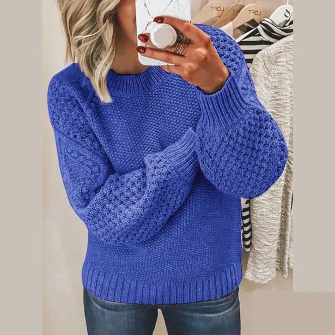 Pull tricoté épais Doux Texturé
