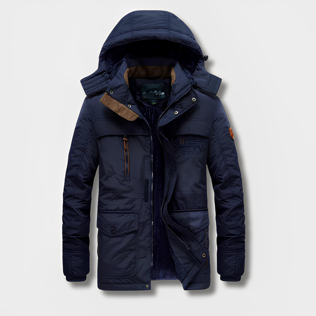 Veste militaire hiver capuche chaude