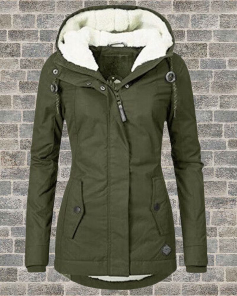 Manteau plissé élégant en coton