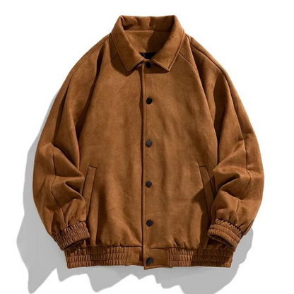 Blouson aviateur homme oversize style rétro