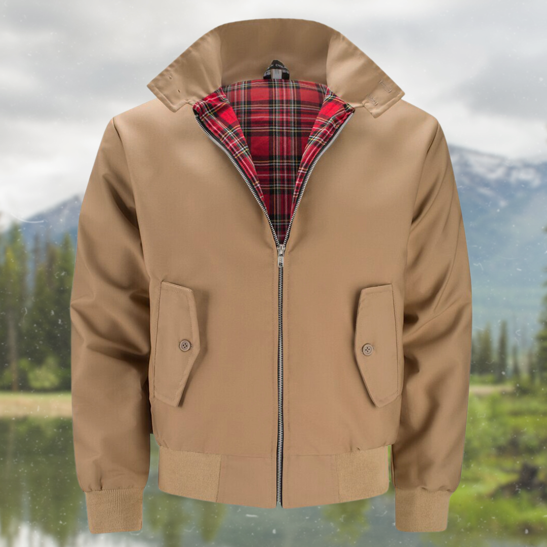 Blouson bomber léger pour homme avec fermeture éclair