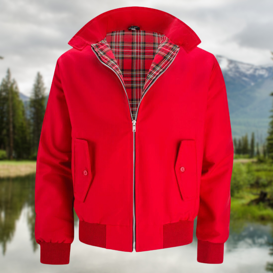 Blouson bomber léger pour homme avec fermeture éclair