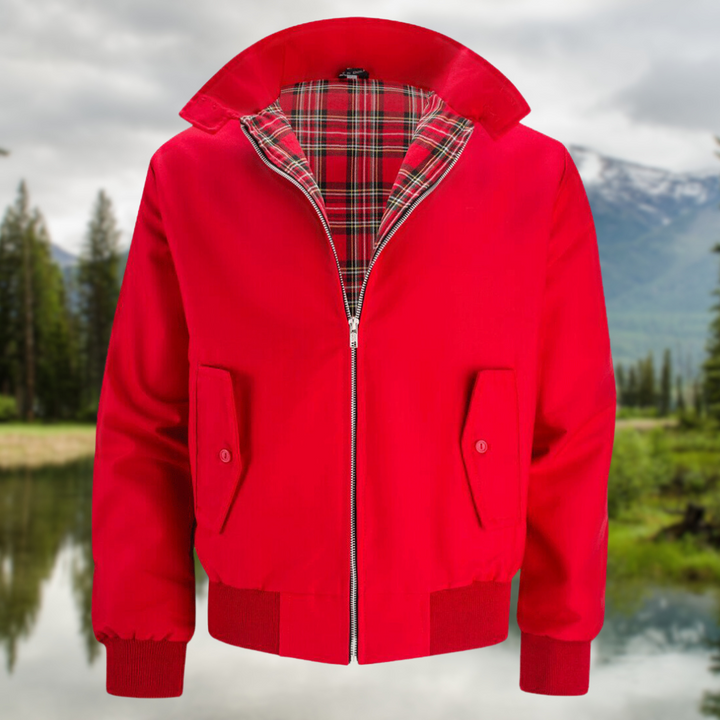 Blouson bomber léger pour homme avec fermeture éclair