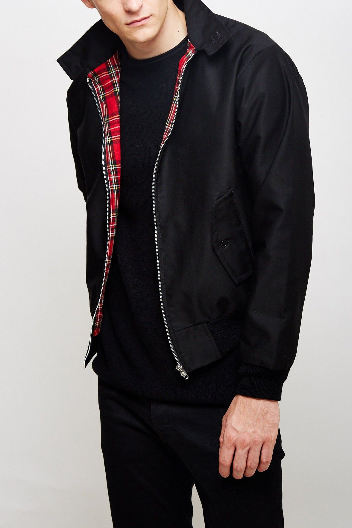Blouson bomber léger pour homme avec fermeture éclair
