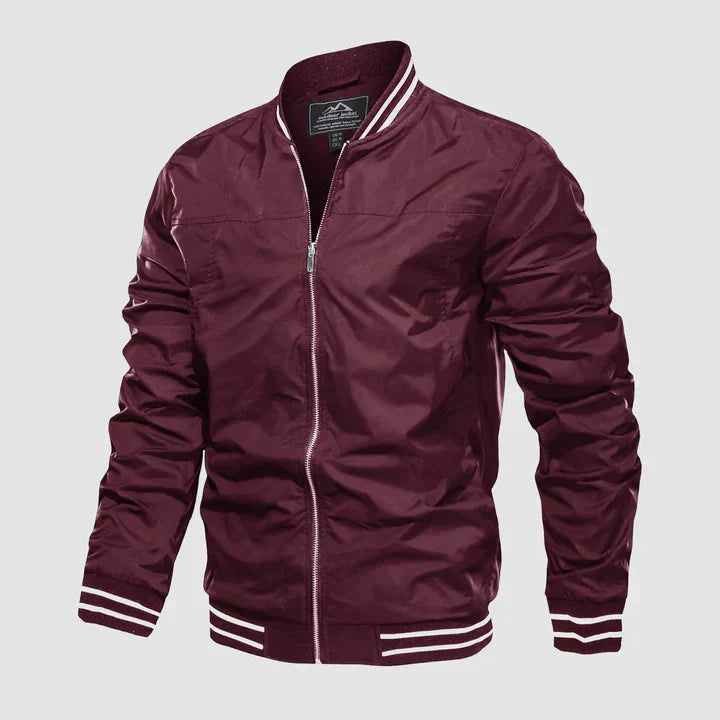 Blouson léger homme style bomber avec fermeture éclair