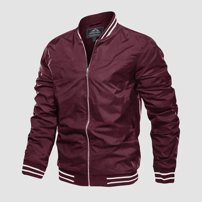 Blouson léger homme style bomber avec fermeture éclair