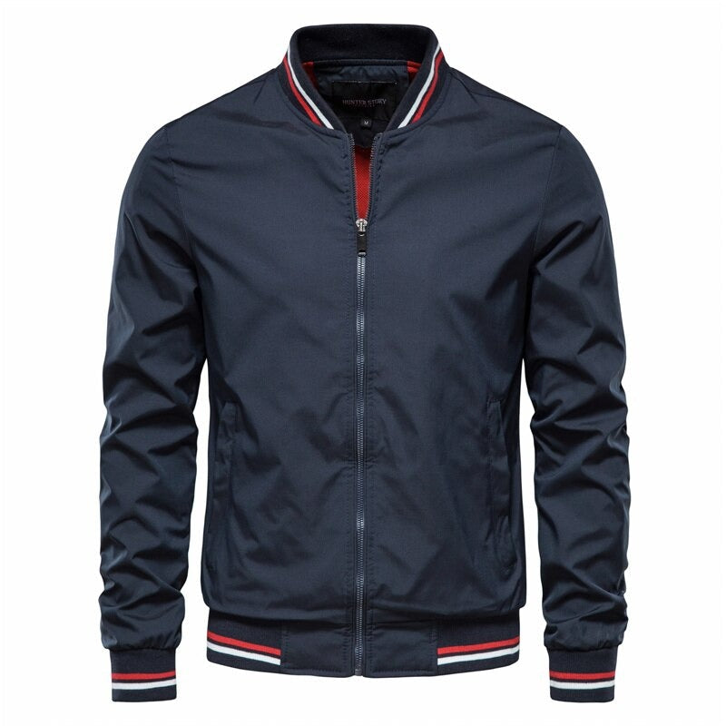 Blouson aviateur homme slim fit zippé