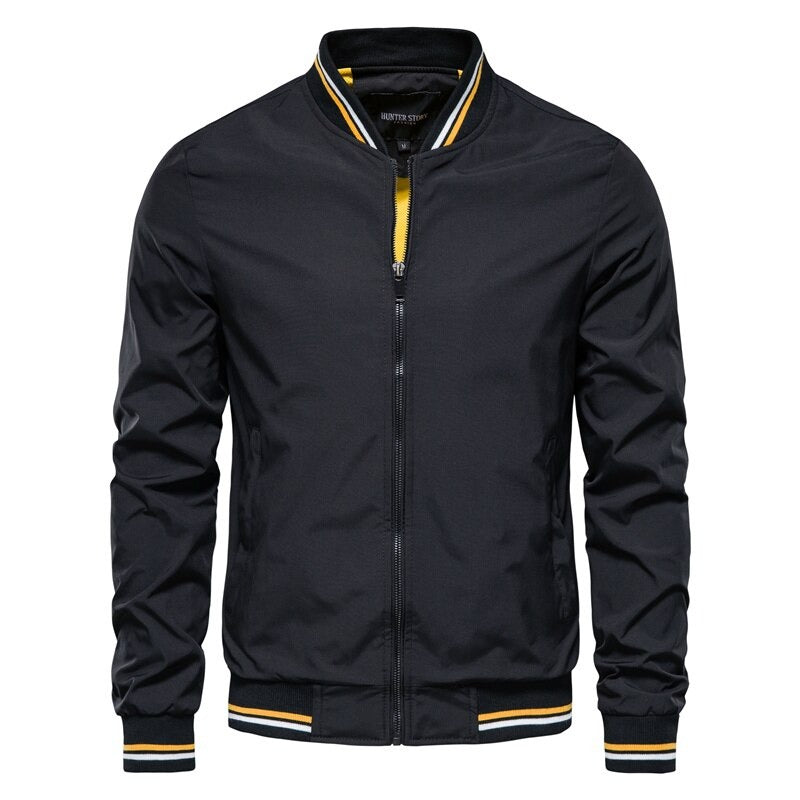 Blouson aviateur homme slim fit zippé