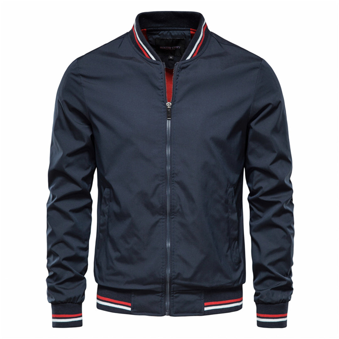 Blouson d'été coupe-vent pour homme, avec fermeture éclair