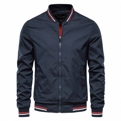 Blouson d'été coupe-vent pour homme, avec fermeture éclair