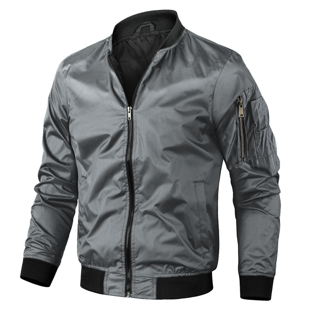Blouson d'aviateur pour homme, décontracté, style vintage