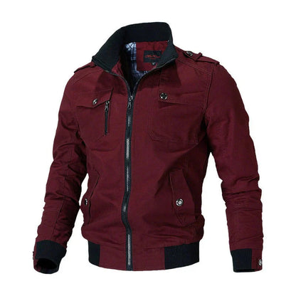 Blouson aviateur cargo zippé pour homme