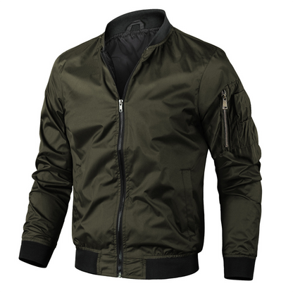 Blouson bombardier homme Fermeture éclair Polyester Automne
